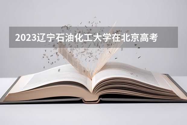 2023辽宁石油化工大学在北京高考专业招生计划(历年招生人数)