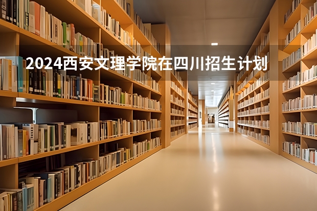 2024西安文理学院在四川招生计划表